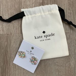 New Kate Spade Cluster Patina Stud Earrings
